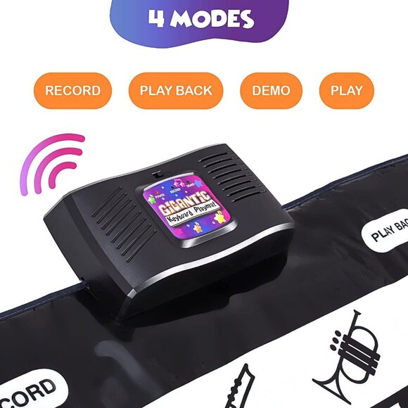 New Giant Floor Piano Keyboard Playmat Foldable Mat Musical Instrument Toddler K - Picture 5 of 15